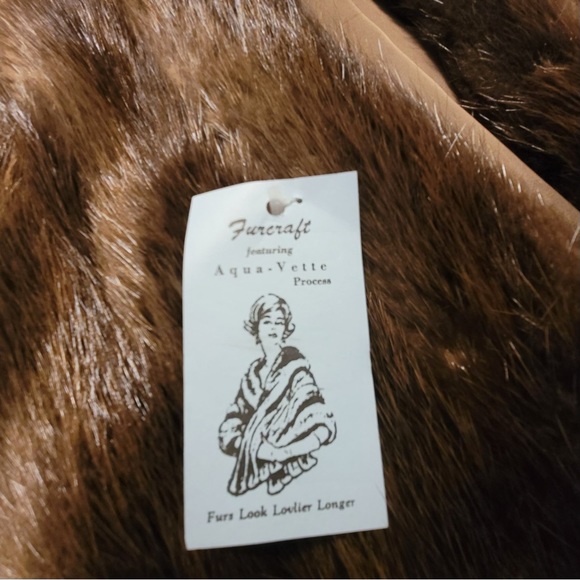 Canadian Beaver vintage Fur Coat 🧥 Full Length. Long and elegant - Picture 3 of 7